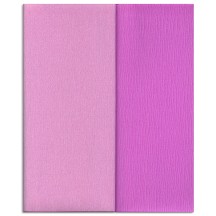 Gloria Doublette Double Sided Crepe Paper from Germany ~ Lilac and Orchid